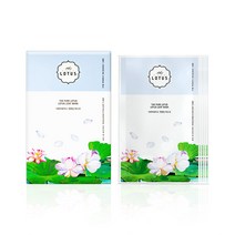 더퓨어로터스 연꽃잎 마스크, 5개입, 1개