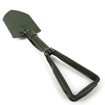 메리길드 원예 모종 접이식 캠핑 삽 카키, 1개