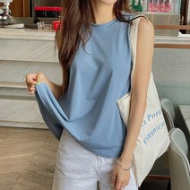 여성용 A라인 플레어 나시티