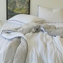 누비지오 양면 워싱 깊게자요 극세사 차렵이불 + 베개커버 침구세트