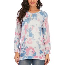 알로데 아트 페인팅 임부 긴팔 티셔츠