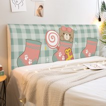 마켓에이 리틀베어 고탄성 침대헤드커버, 사탕양말