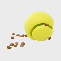 베이컨박스 반려동물 실리콘노즈워크볼 장난감 75.5mm, 라임, 1개