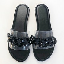 에이홉 여성용 포인트 체인 뮬슬리퍼