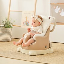 에시앙범보 P의자+카트핸들+리드줄+플랫베어 베개 일체형 라이너, 토스트브라운(P의자), 바닐라(카트핸들), 곰곰이(플랫베어)