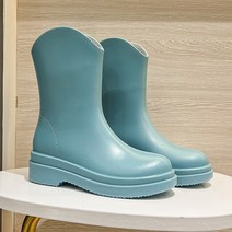 보텐 숏 방수 레인 웨더웨어 미들 첼시 부츠
