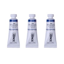 신한에쎈스 아크릴 컬러 물감 Tube A 시리즈 프탈로시아닌 블루 3p, 1색, 50ml