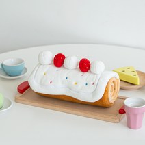 바잇미 강아지 롤케이크 노즈워크 매트 장난감 10 x 19 cm, 혼합색상, 1개