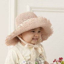 아동용 소프트 밀짚 모자
