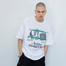 도미넌트 남성용 아웃오브바디 반팔 티셔츠