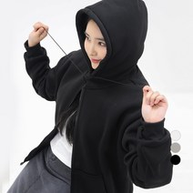 102102 여성용 기모 후드 집업