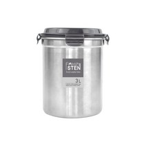 스텐 음식물 쓰레기통 3L, 혼합색상
