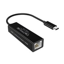 초텍 C타입 노트북 유선 이더넷 랜카드 C to GIGALAN ADAPTER, Black