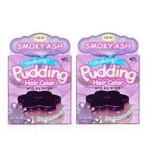 이지엔 쉐이킹 푸딩 헤어컬러 염색제, 6.21 스모키 애쉬라벤더, 2개
