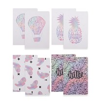 Kariiou&Mikirei 라인 노트 센서스 A5 BL-3441 4종 x 2p 세트, 혼합색상, 1세트