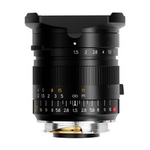 TTArtisan 21mm F1.5 ASPH 라이카 M마운트 렌즈, 블랙