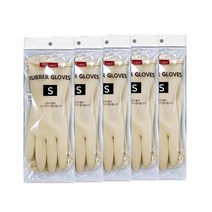 생활을그리다 손목 고무장갑 소형, 아이보리, 소(S), 5개