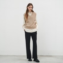 마인드브릿지 여성용 MAGIC 와이드 밴딩 팬츠 MWPT7208