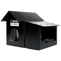 뽀시래기 길고양이 겨울집   급식소 세트, 블랙