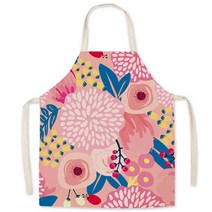 룸비비 다용도 앞치마 소, 꽃, 1개