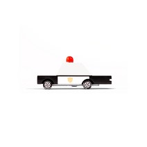 Candylabtoys 원목 미니자동차 장난감, 경찰차(Sheweff)