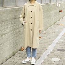 페이드 싱글 트렌치코트