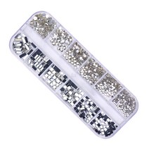 메이브라운 유리네일 크리스탈 풀스톤 네일파츠, 1개, 크리스탈믹스