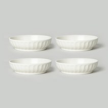 쓰임 마일드 매트 찬기 소, 크림, 4개