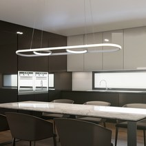 공간조명 바바리움 LED 펜던트 조명 50W, 화이트