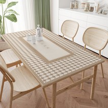 마켓에이 격자패턴 방수 테이블매트, TYPE3, 70 x 120 cm
