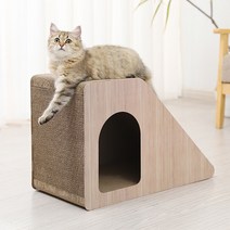 고양이 네코야 스크래쳐 슬라이드형, 브라운, 1개