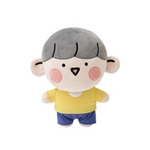 짱큰콩쟈근콩 봉제인형 기본, 옐로우, 28cm