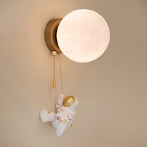 히트조명 우주인 1등 벽등 인테리어 조명 소 F30983S, 화이트 + 골드