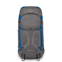 오스프리 남성용 EXOS PRO 55 58L 등산용 배낭, Dale Grey + Agam Blue