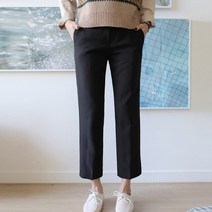 빼빼 여성용 UV차단 보풀최소가공 시크릿밴딩 스판 일자 슬랙스
