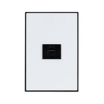 제일ELC 인터넷8p 콘센트 블랙 + 화이트, 1개