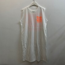 티탁 여성 빅사이즈 네온 민소매 롱원피스