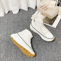 디아 남성용 로망 캔버스 하이탑 키높이 스니커즈 4cm