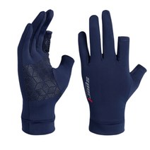 팅올 핑거 포인트 낚시 장갑 양손 착용, 네이비