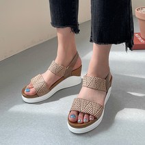 벨레페 여성용 쿠비 키높이 통굽 샌들