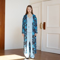 더센도르 여성용 VISCOSE FLOWER BEAUTIFUL ROBE TC21SSJK03IVOR