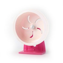 카르노코리아 파스텔 사일런트 햄스터 휠 쳇바퀴 세트 17.5CM, 핑크, 1개