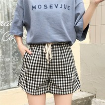 몬드스팟 여성용 체크무늬 반바지 MO125
