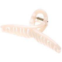 꼬임 반투명 파스텔 올림머리 반묶음 머리 숱 집게핀 15cm 4162