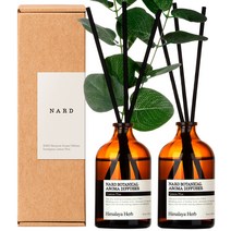 부케가르니 나드 보타니컬 아로마 디퓨저 100ml x 2p + 유칼립투스, 레몬민트