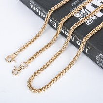 무다스 메탈 슬림 체인 크로스백 가방 스트랩 소형 클립