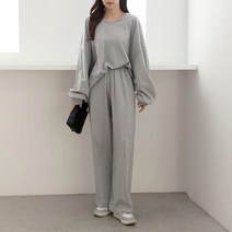 보리맘 오버핏 빅사이즈 홈웨어 임부복 상하의 세트 Y783