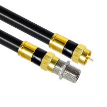 마하링크 국산 골드 고급형 RF 안테나 블랙 5C 연장 동축 수제작 케이블 50M, MLZ-GRA500(블랙)