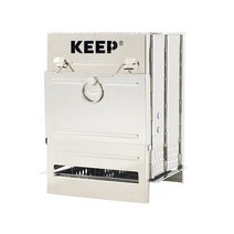 KEEP 캠핑 미니 우드스토브 불멍 화로대 중형 + 전용 가방, 1개