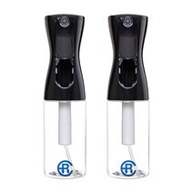 에어라파 안개 분무기 160ml, 크리스탈 블랙, 2개